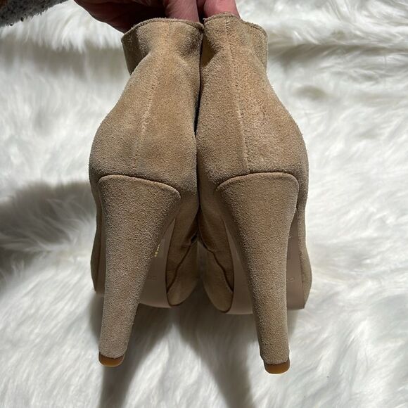 Colin Stuart Victoria secret Tan Suede Fashion show boots Size 8.5. B76 - Picture 6 of 10